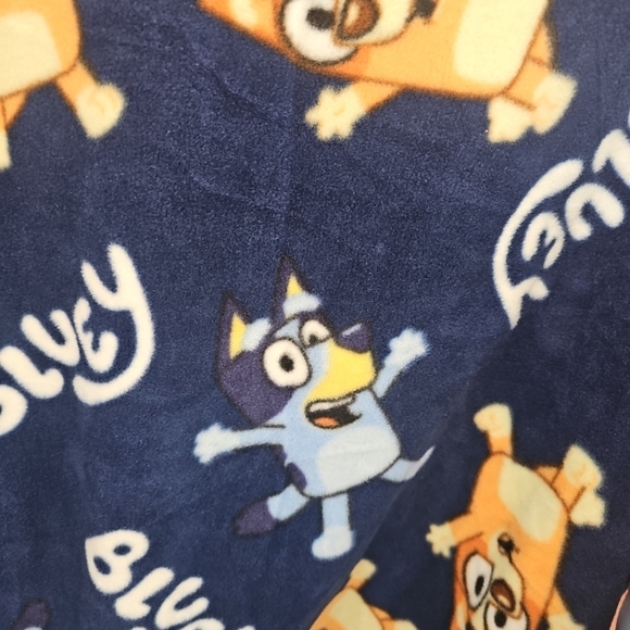 NWT Adult Unisex Size Large Bluey & Bingo Polar Fleece Sweatshirt Pullover - Picture 8 of 8